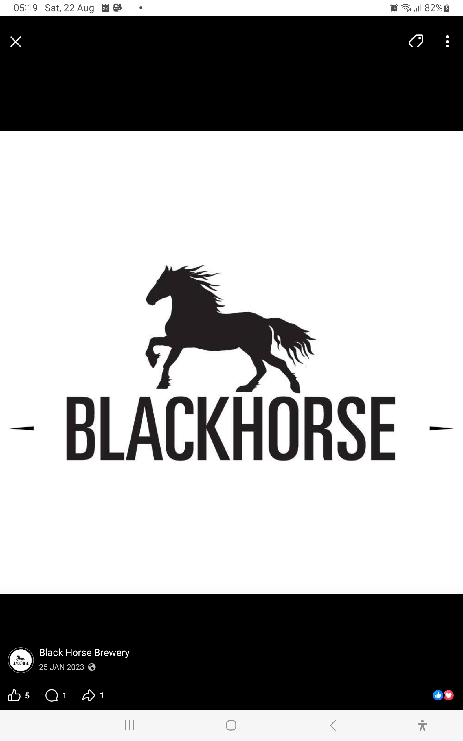Black Horse Brewery banner