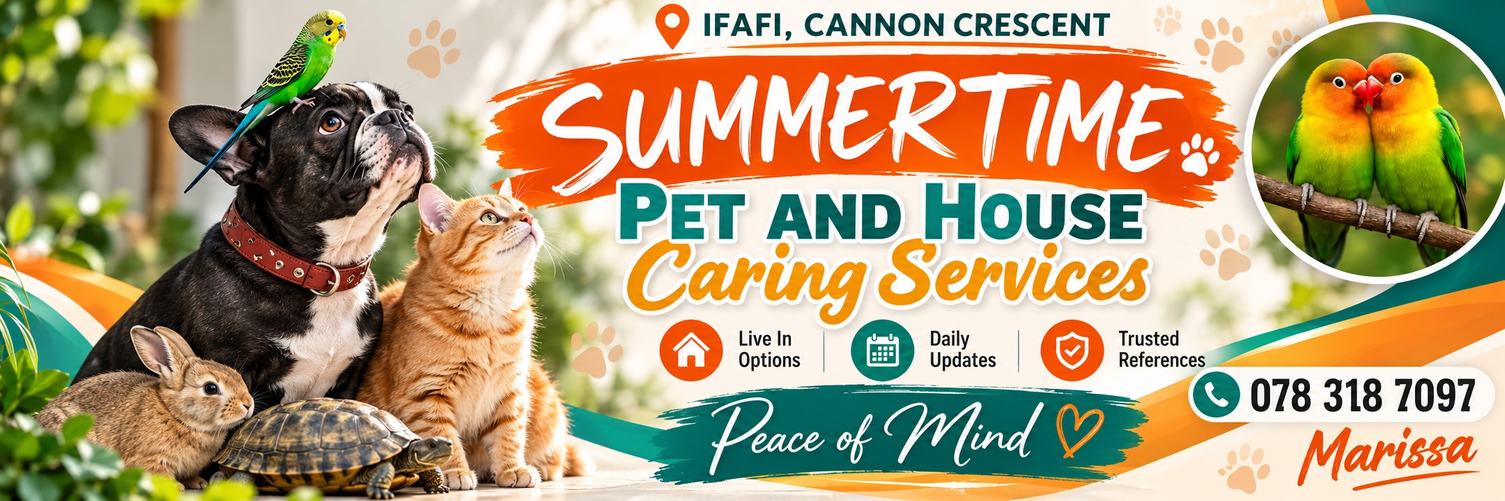 Pet and Housesitting banner
